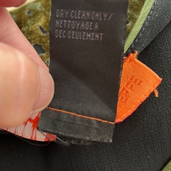 ⭐️Cynthia Steffe,VELVET & Absolutely Stunning Rich Green & Black, Just Add Boots - Picture 12 of 12